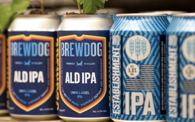 BREWDOG的恶作剧ALDI啤酒将在2000家德国ALDI商店中储存 每销售一次都会种植一棵树