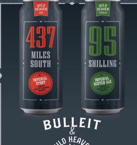 野生天堂啤酒和Bulleit边境威士忌续订桶装啤酒合作伙伴关系