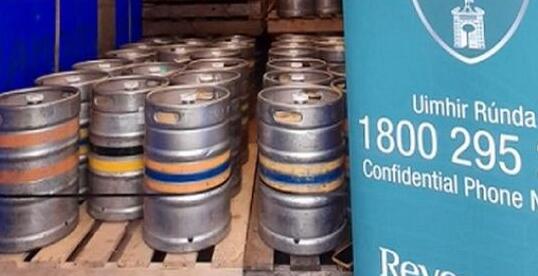 罗斯拉尔欧洲港缉获了17000升啤酒