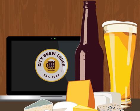 City Brew Tours提供虚拟啤酒体验