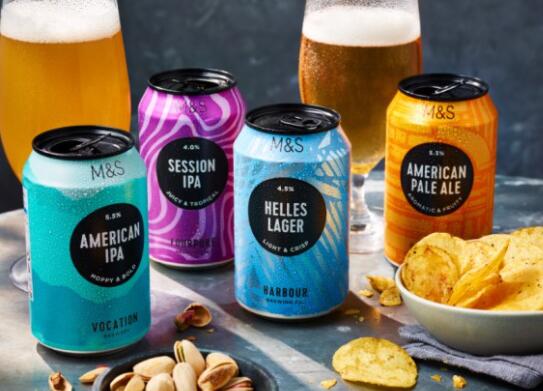 玛莎百货通过Real Drinks重新推出自有品牌的精酿啤酒系列