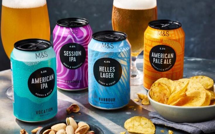 玛莎百货与Real Drinks合作重新推出精酿啤酒系列