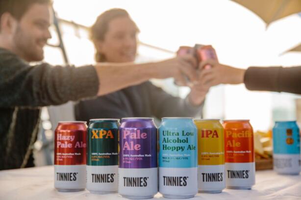 Tinnies Beer发布了AIBA认可的新系列精酿啤酒