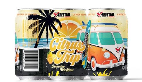 圣安东尼奥的Freetail Brewing Co.凭借酷炫的AF罐设计赢得国际大奖