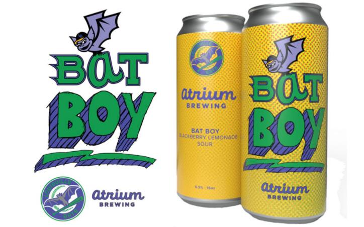 路易斯维尔蝙蝠和Atrium酿造公司推出复古主题的蝙蝠男孩啤酒