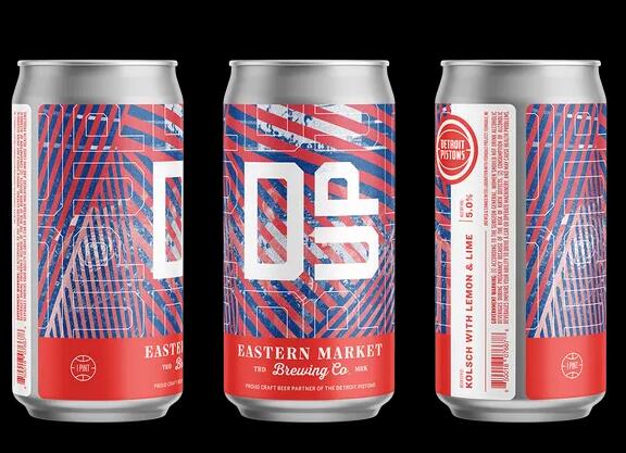 Eastern Market Brewing Co.成为底特律活塞队的官方精酿啤酒合作伙伴