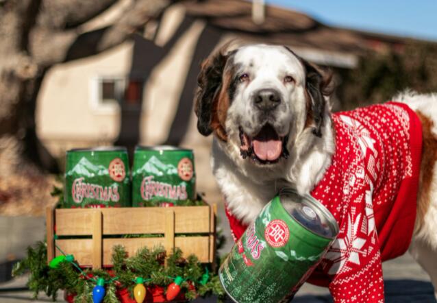 PAWfect邮递员 今年圣诞节通过圣伯纳派送啤酒